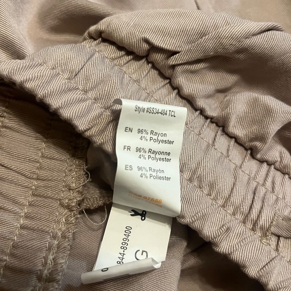 Revamped Beige Summer Shorts L - Picture 4 of 4